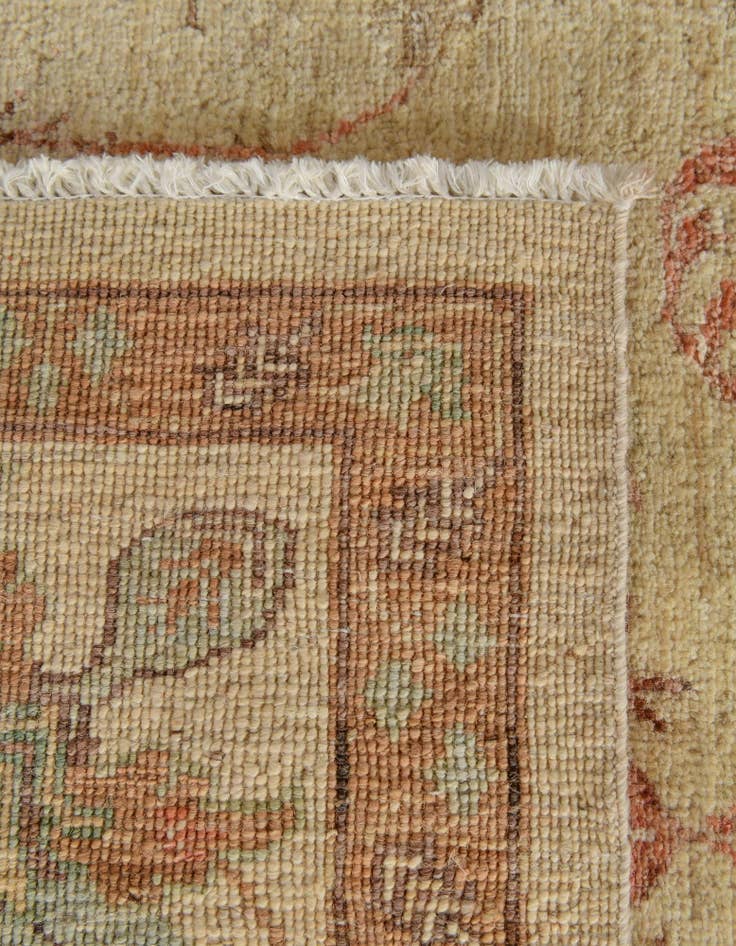 Detail image of  5' 9 x 8'  Hand Knotted Oushak Wool Rug