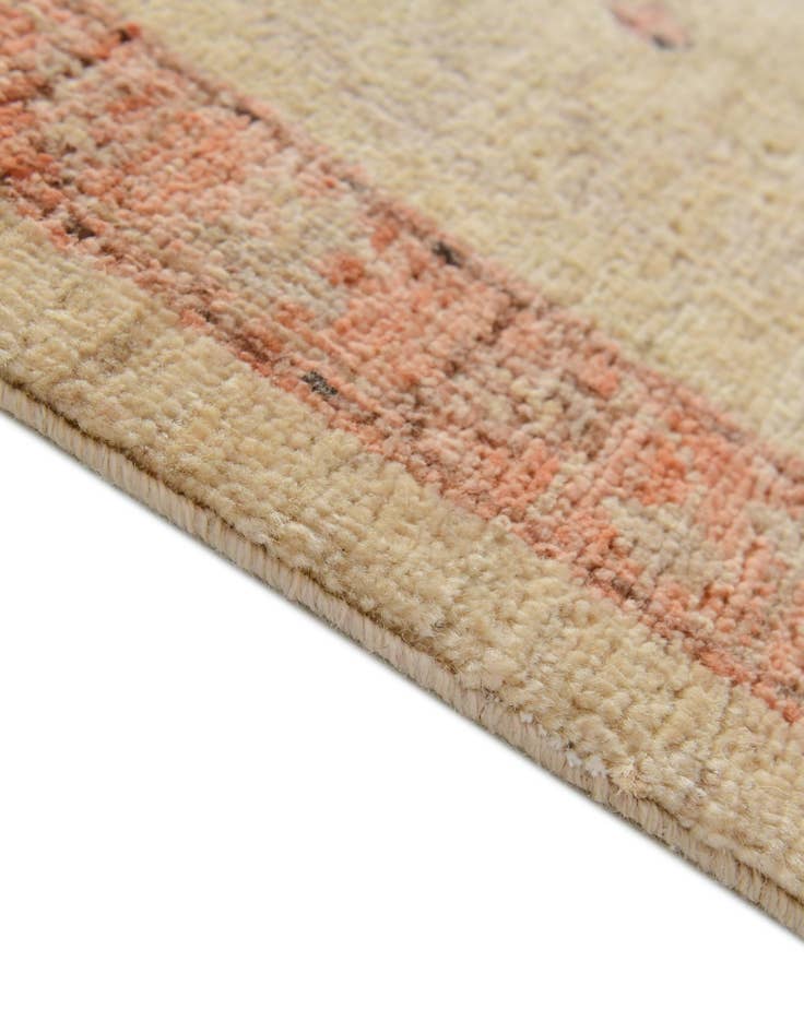 Detail image of  5' 9 x 8'  Hand Knotted Oushak Wool Rug