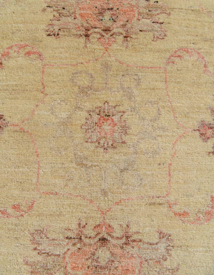 Detail image of  5' 9 x 8'  Hand Knotted Oushak Wool Rug