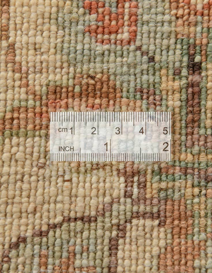 Detail image of  5' 9 x 8'  Hand Knotted Oushak Wool Rug