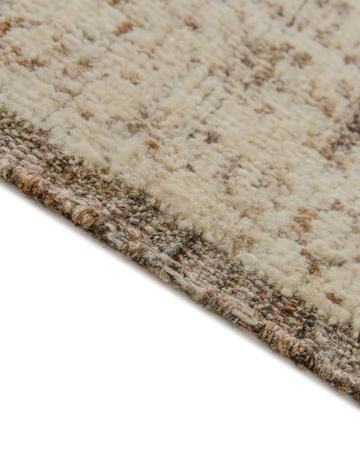 Detail image of 8' 8 x 9' 10 Hand Knotted Oushak Wool Rug