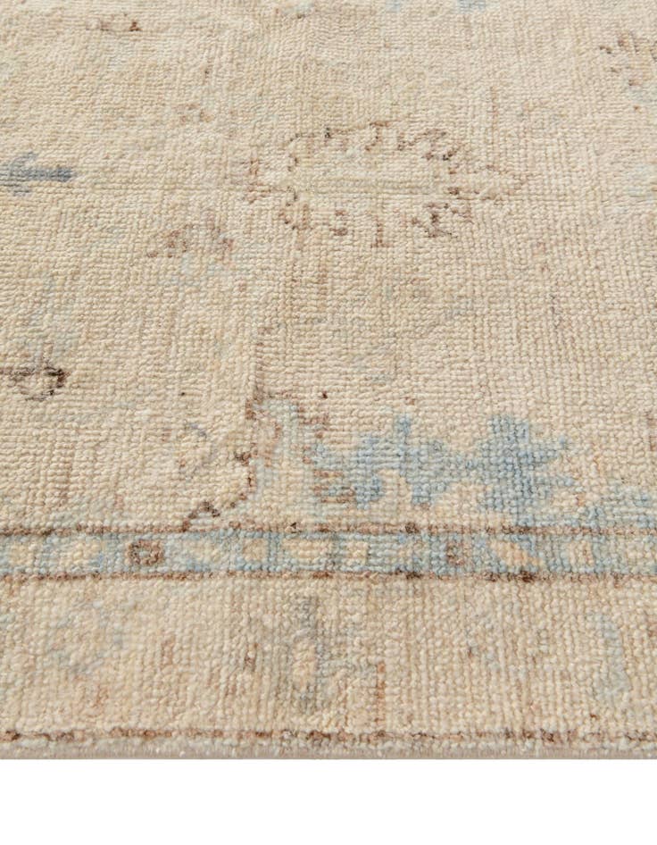 Detail image of  3' x 5' 2  Hand Knotted Oushak Wool Rug