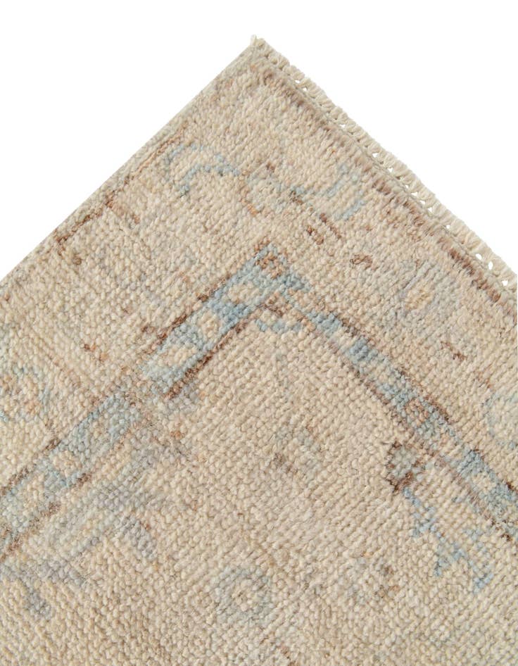 Detail image of  3' x 5' 2  Hand Knotted Oushak Wool Rug
