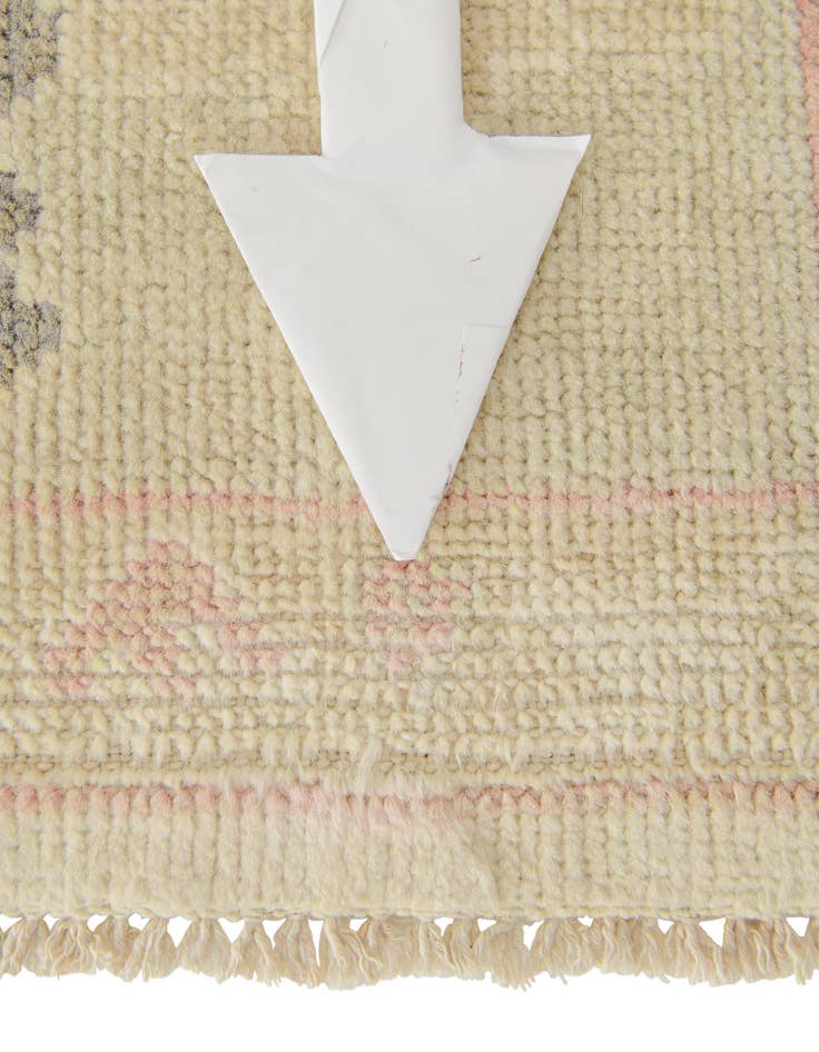 Detail image of  4' 7 x 6' 1  Hand Knotted Oushak Wool Rug