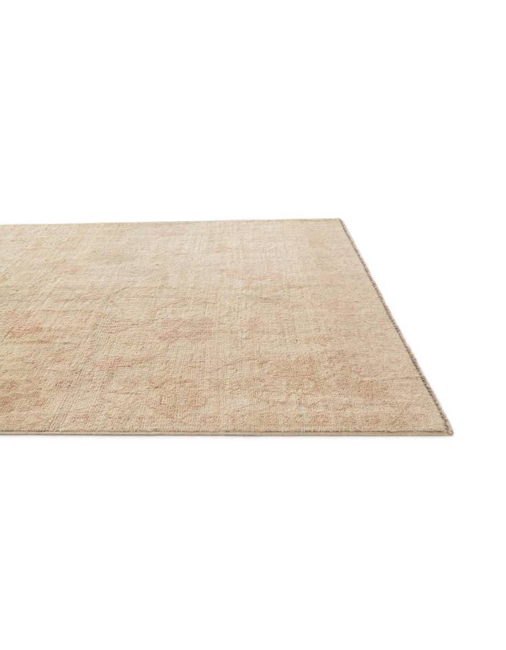 Detail image of  4' 11 x 7'  Hand Knotted Oushak Wool Rug