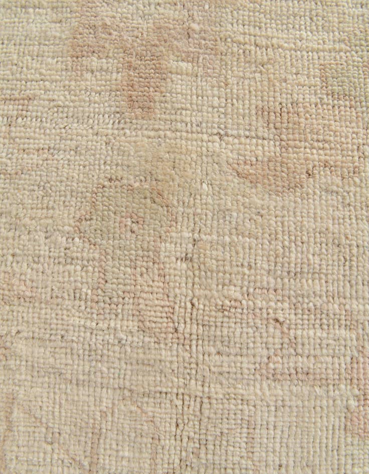 Detail image of  4' 11 x 7'  Hand Knotted Oushak Wool Rug