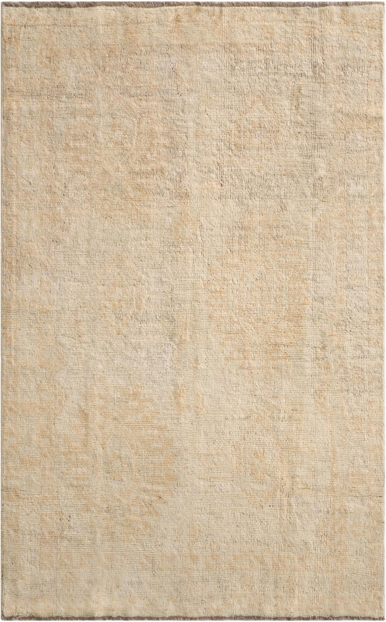  3' 10 x 6' 2  Hand Knotted Oushak Wool Rug