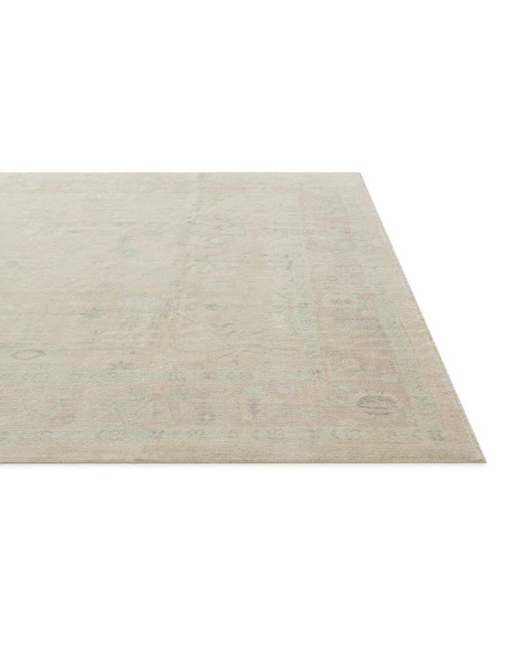 Detail image of 8' 4 x 9' 7 Hand Knotted Oushak Wool Rug