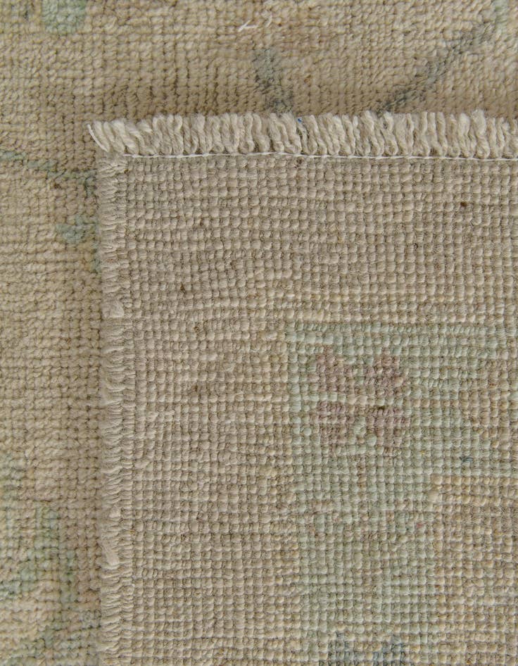 Detail image of 8' 4 x 9' 7 Hand Knotted Oushak Wool Rug