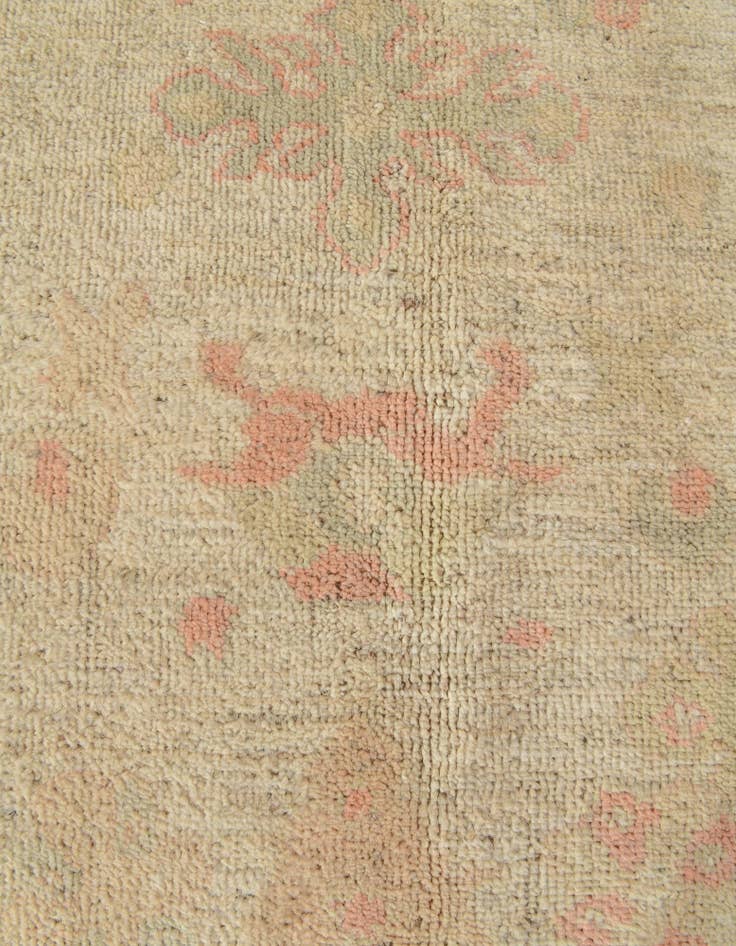 Detail image of  5' 2 x 6' 5  Hand Knotted Oushak Wool Rug