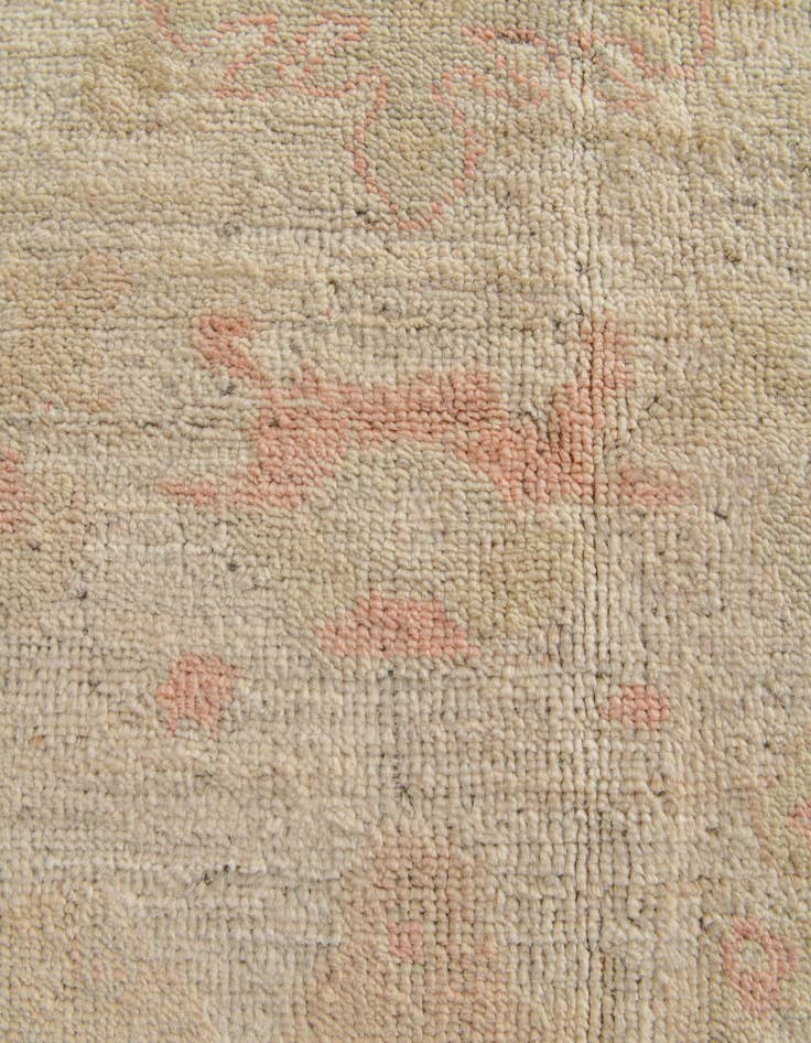 Detail image of  5' 1 x 6' 9  Hand Knotted Oushak Wool Rug