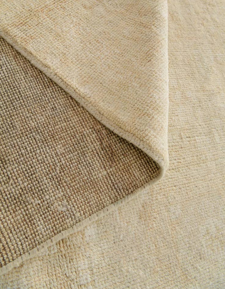 Detail image of  4' 2 x 6' 5  Hand Knotted Oushak Wool Rug