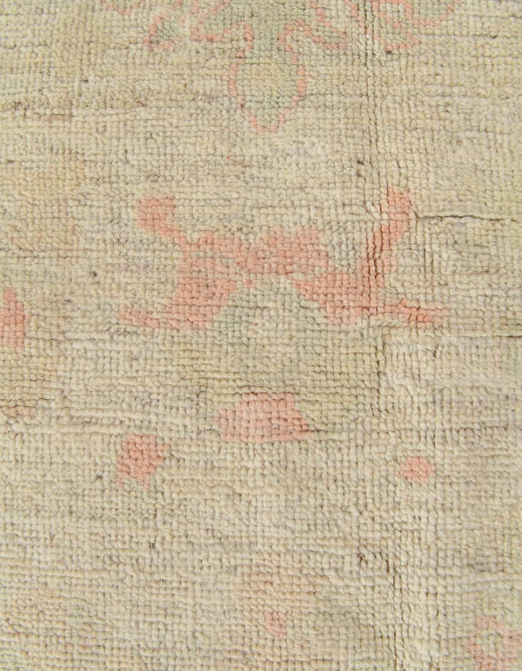 Detail image of  5' x 6' 9  Hand Knotted Oushak Wool Rug
