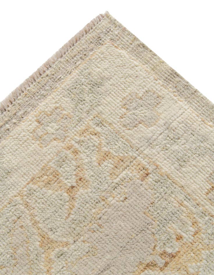 Detail image of 10' 2 x 14' 4 Hand Knotted Oushak Wool Rug