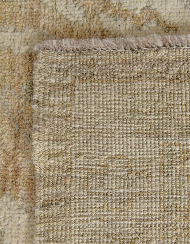 Detail image of 10' 2 x 14' 4 Hand Knotted Oushak Wool Rug