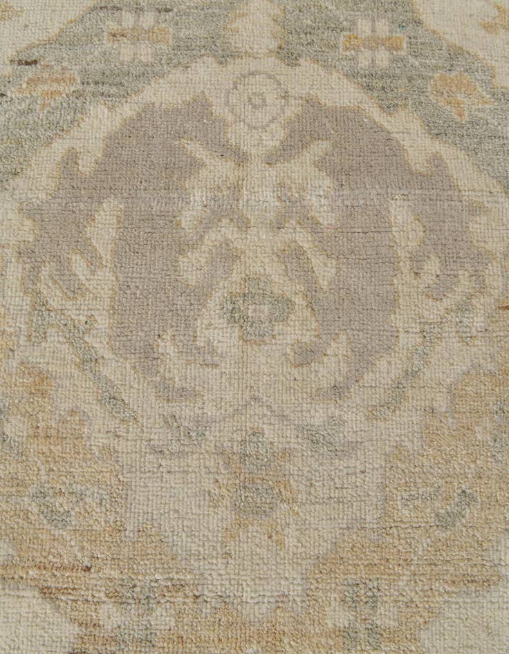 Detail image of 10' 2 x 14' 4 Hand Knotted Oushak Wool Rug