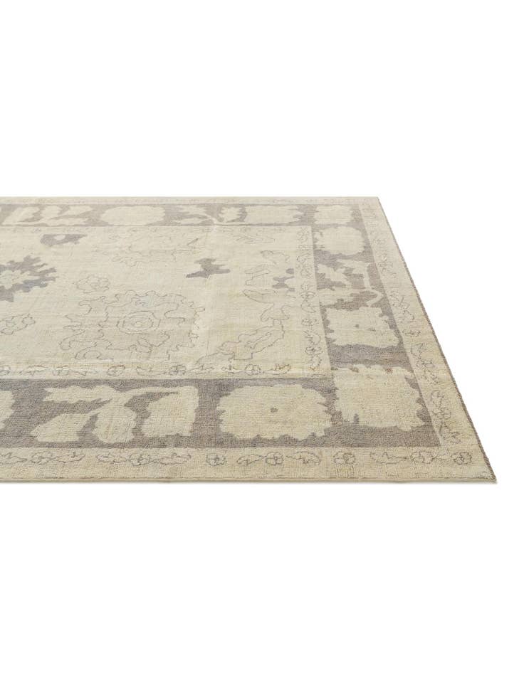 Detail image of 8' 5 x 10' 2 Hand Knotted Oushak Wool Rug