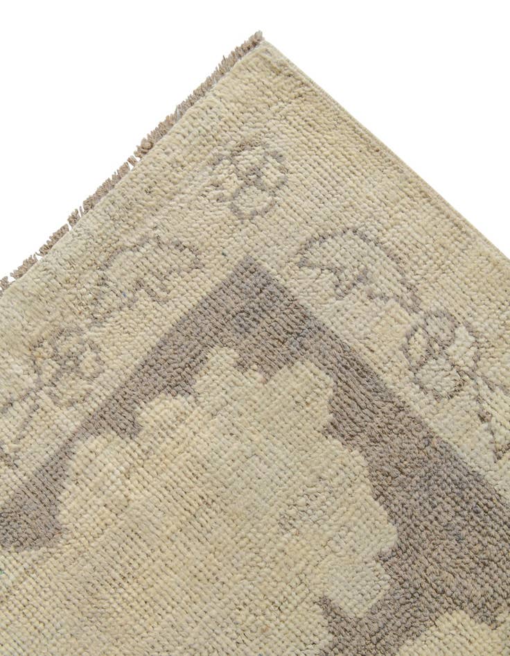 Detail image of 8' 5 x 10' 2 Hand Knotted Oushak Wool Rug