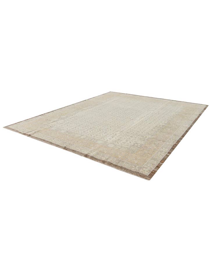 Detail image of 8' 3 x 10' 1 Hand Knotted Oushak Wool Rug