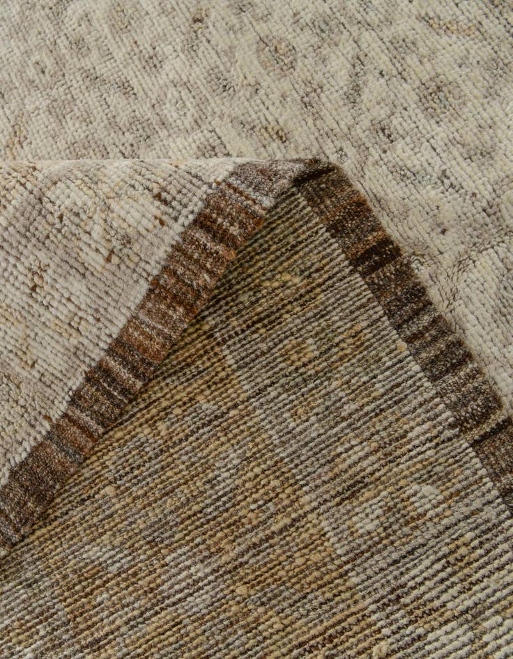 Detail image of 8' 3 x 10' 1 Hand Knotted Oushak Wool Rug