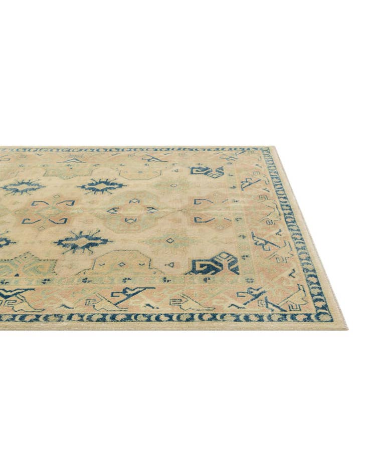 Detail image of  5' 7 x 7' 8  Hand Knotted Oushak Wool Rug