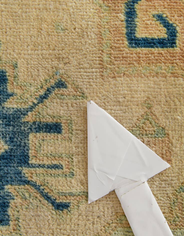 Detail image of  5' 7 x 7' 8  Hand Knotted Oushak Wool Rug