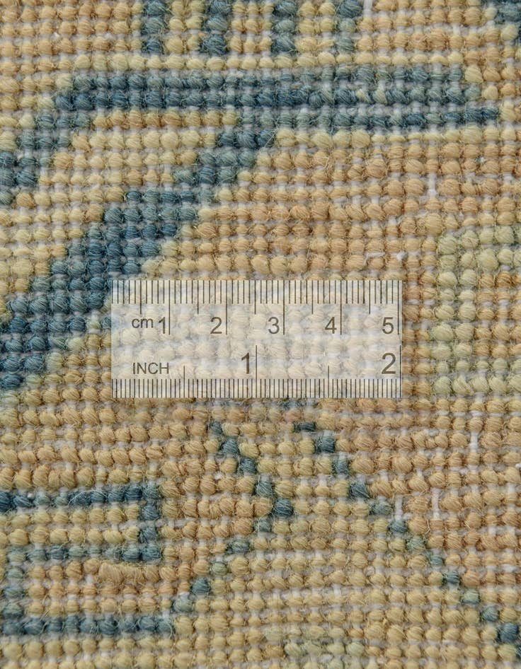 Detail image of  5' 7 x 7' 8  Hand Knotted Oushak Wool Rug