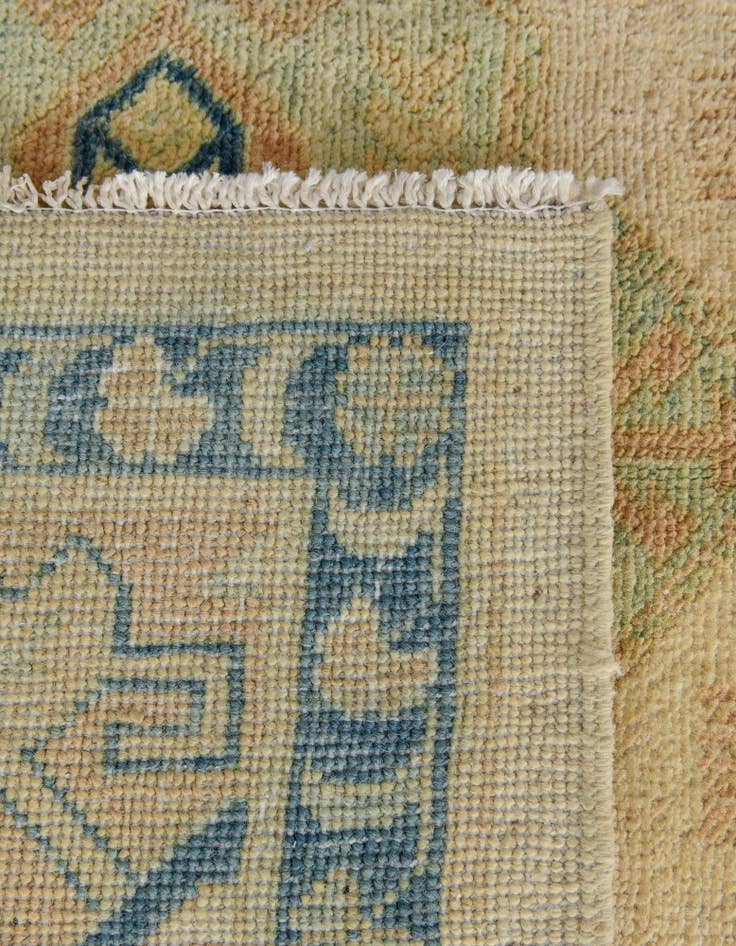 Detail image of  5' 7 x 7' 8  Hand Knotted Oushak Wool Rug