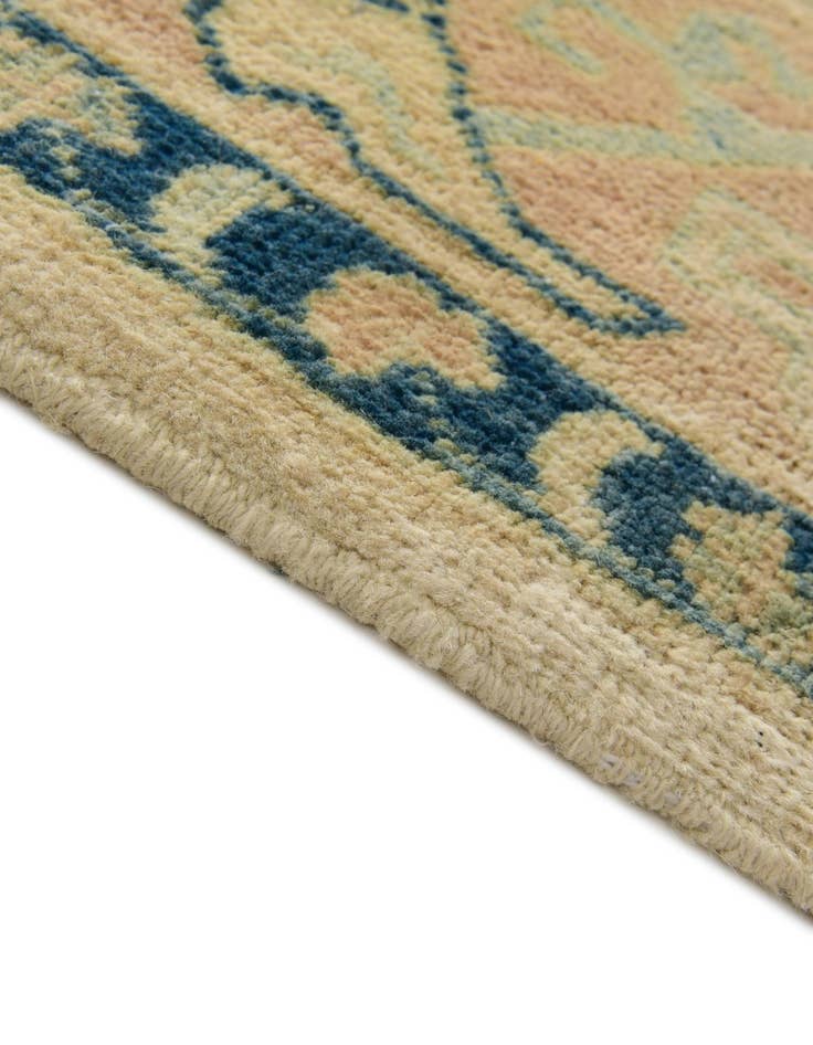 Detail image of  5' 7 x 7' 8  Hand Knotted Oushak Wool Rug