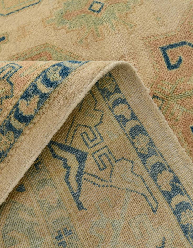 Detail image of  5' 7 x 7' 8  Hand Knotted Oushak Wool Rug