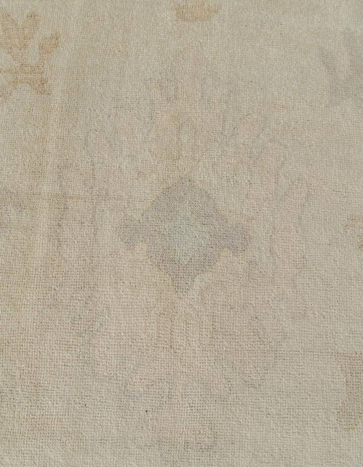 Detail image of 9' 1 x 12' 3 Hand Knotted Oushak Wool Rug
