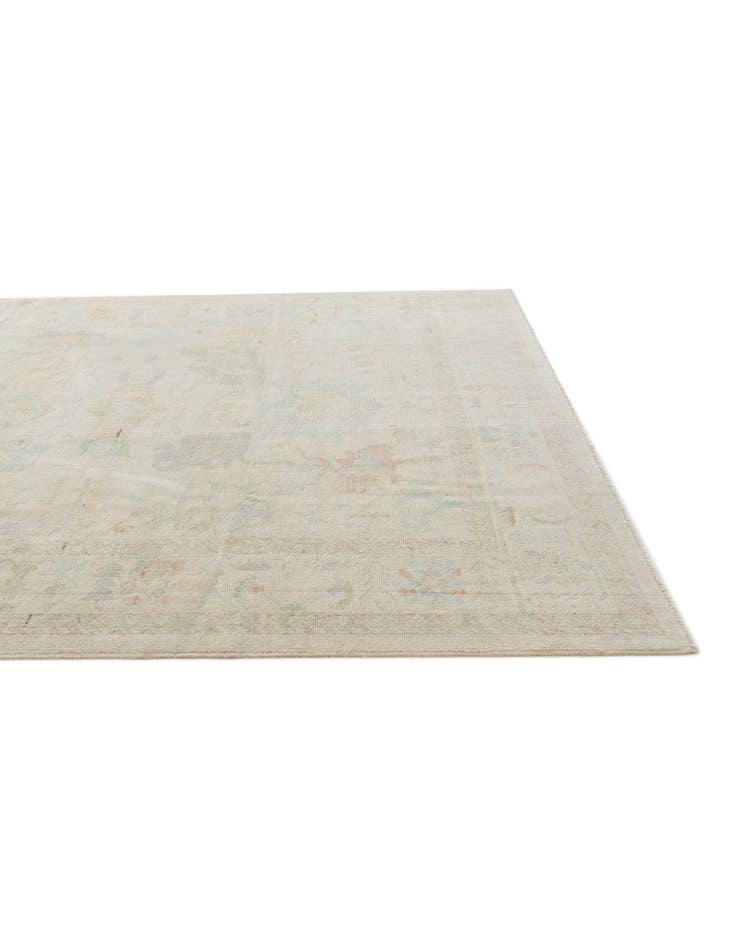 Detail image of 8' 2 x 9' 11 Hand Knotted Oushak Wool Rug