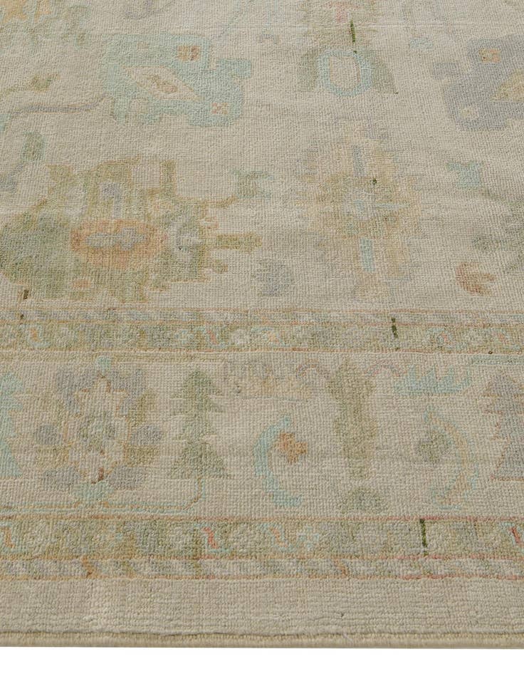 Detail image of 8' 2 x 9' 11 Hand Knotted Oushak Wool Rug