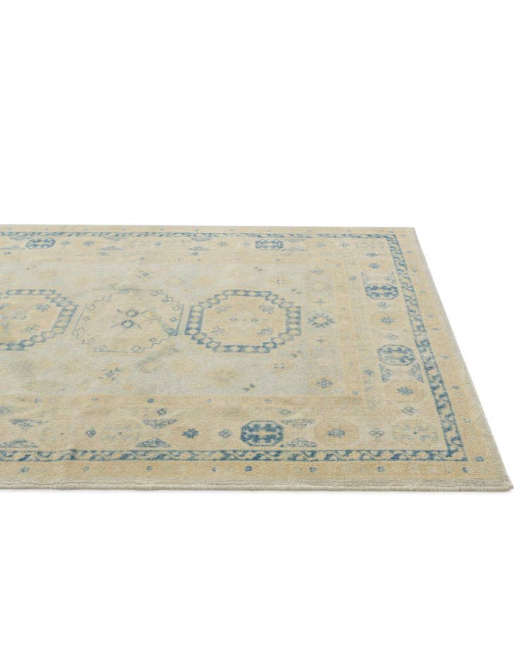 Detail image of 4' 10 x 6' 9 Hand Knotted Oushak Wool Rug