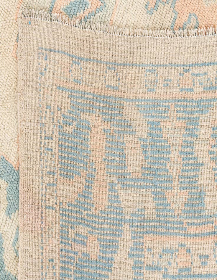 Detail image of  9' 6 x 11' 9  Hand Knotted Oushak Wool Rug