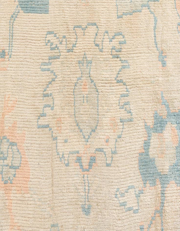 Detail image of  9' 6 x 11' 9  Hand Knotted Oushak Wool Rug