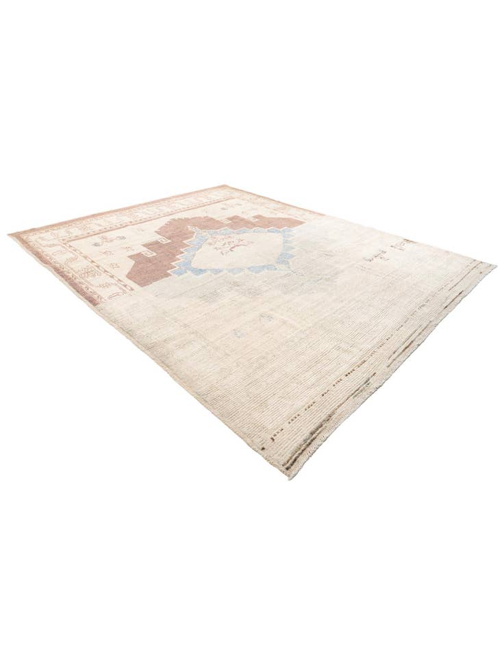 Detail image of  9' 6 x 11' 8  Hand Knotted Oushak Wool Rug