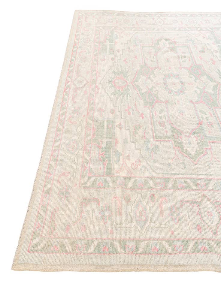 Detail image of  8' 7 x 10' 5  Hand Knotted Oushak Wool Rug