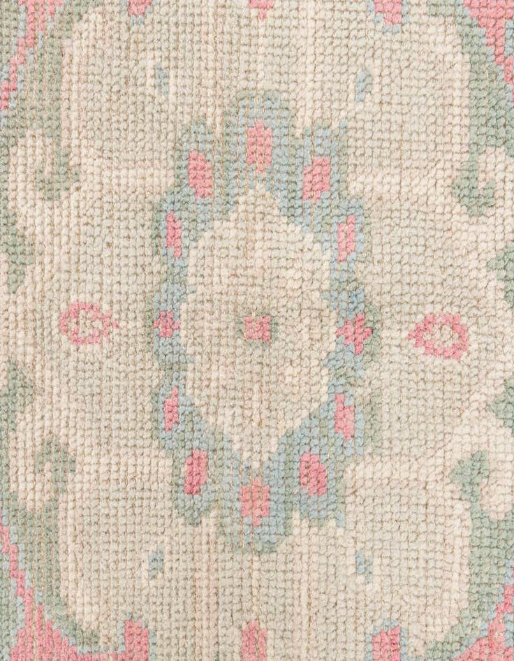 Detail image of  8' 7 x 10' 5  Hand Knotted Oushak Wool Rug