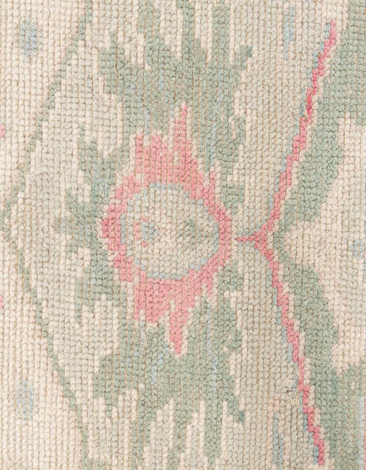 Detail image of  8' 7 x 10' 5  Hand Knotted Oushak Wool Rug