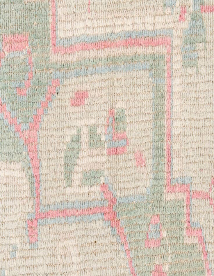 Detail image of  8' 7 x 10' 5  Hand Knotted Oushak Wool Rug