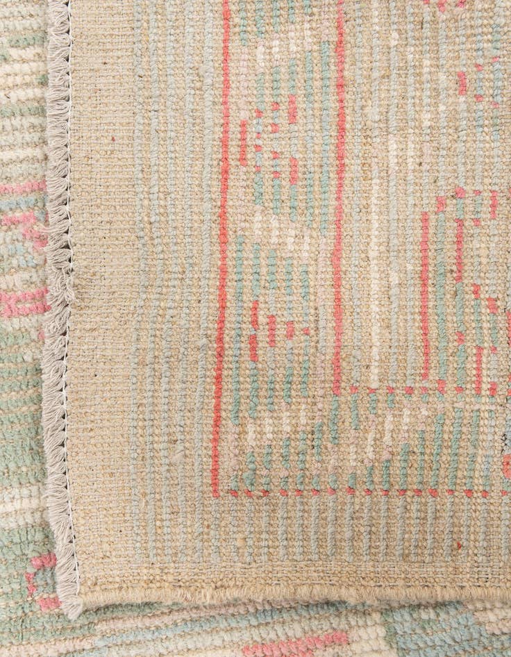 Detail image of  8' 7 x 10' 5  Hand Knotted Oushak Wool Rug