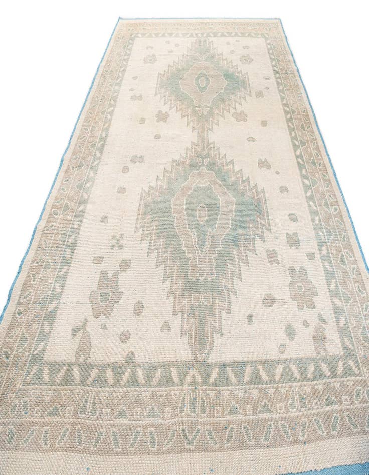 Detail image of  8' 9 x 12' 2  Hand Knotted Oushak Wool Rug