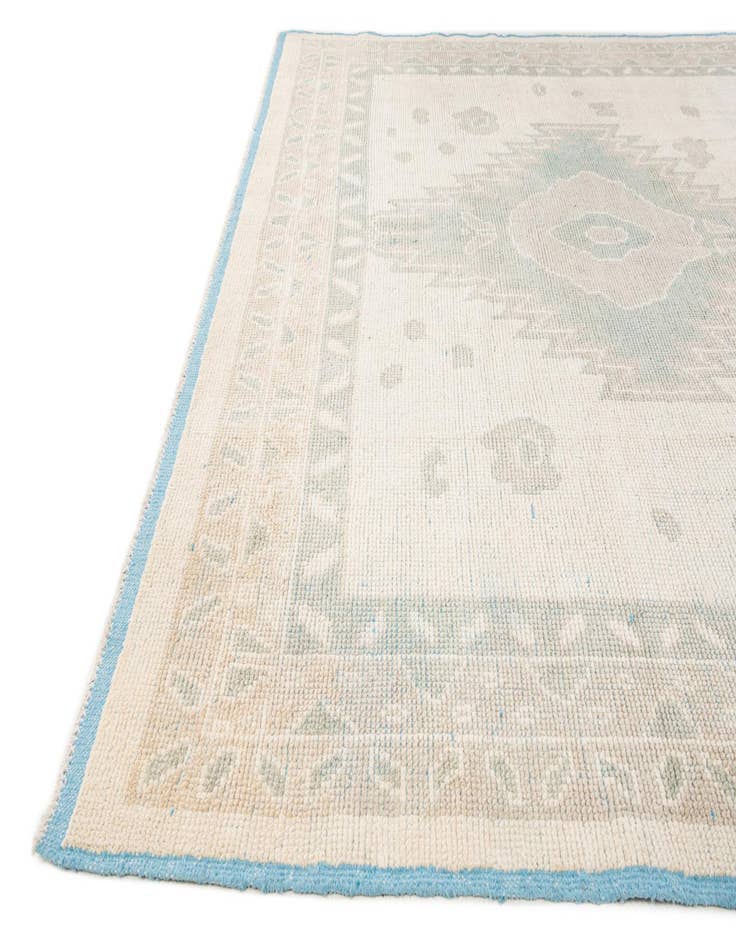 Detail image of  8' 9 x 12' 2  Hand Knotted Oushak Wool Rug