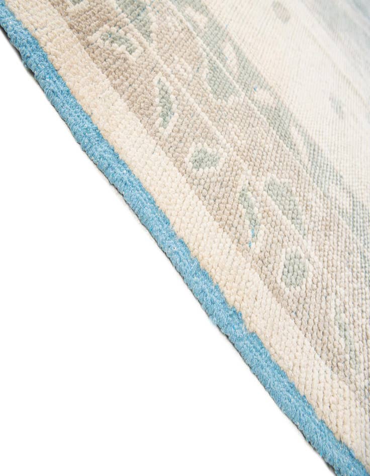 Detail image of  8' 9 x 12' 2  Hand Knotted Oushak Wool Rug