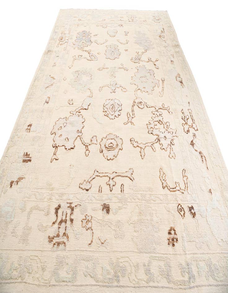 Detail image of  9' 2 x 12' 1  Hand Knotted Oushak Wool Rug