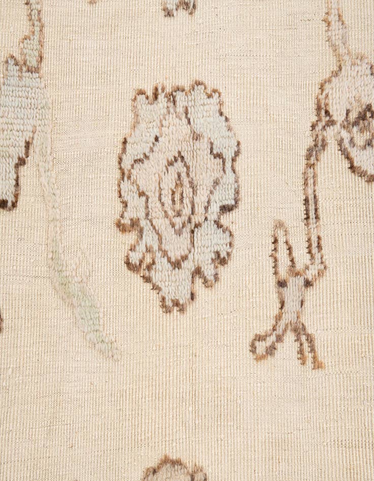 Detail image of  9' 2 x 12' 1  Hand Knotted Oushak Wool Rug