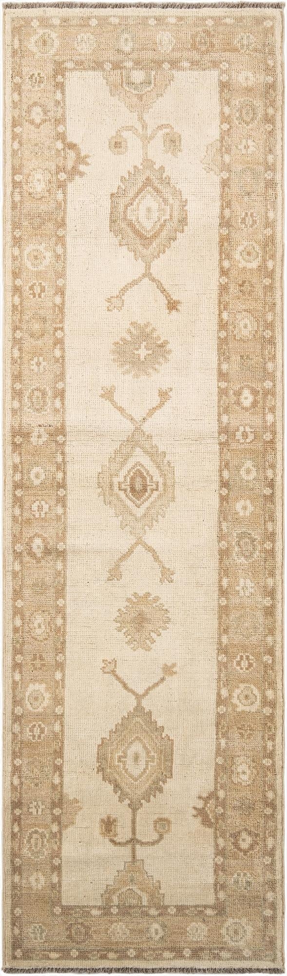  2' 9 x 10'  Hand Knotted Oushak Rug