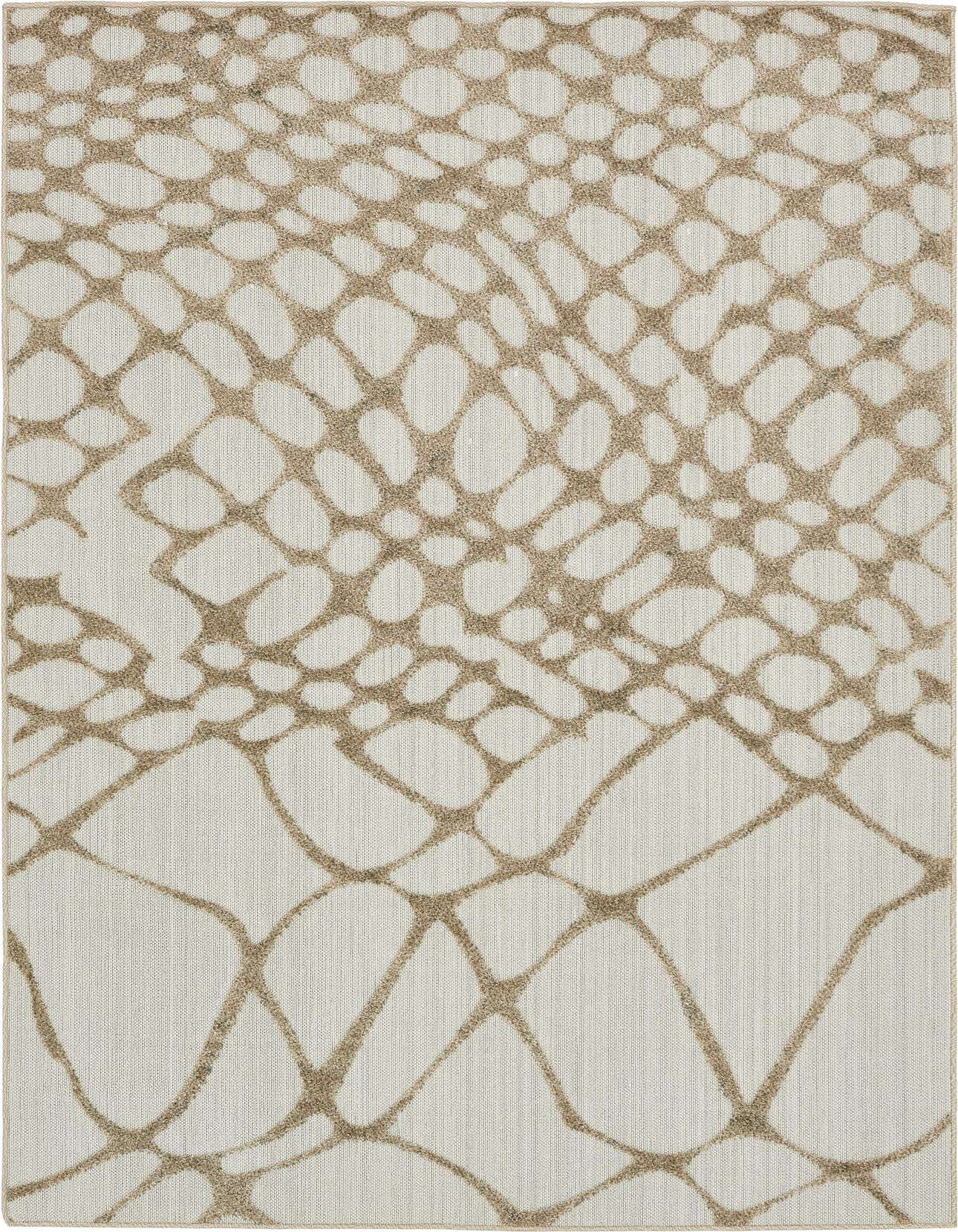 Primary image  5' x 8'  Washable Modern Indoor / Outdoor Rug