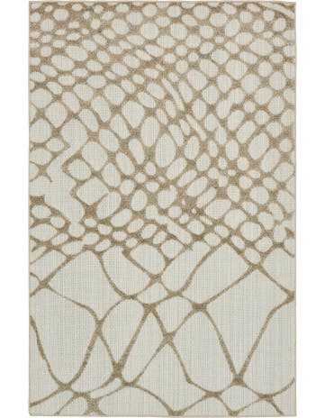 5' x 8' Washable Modern Indoor / Outdoor Rug
